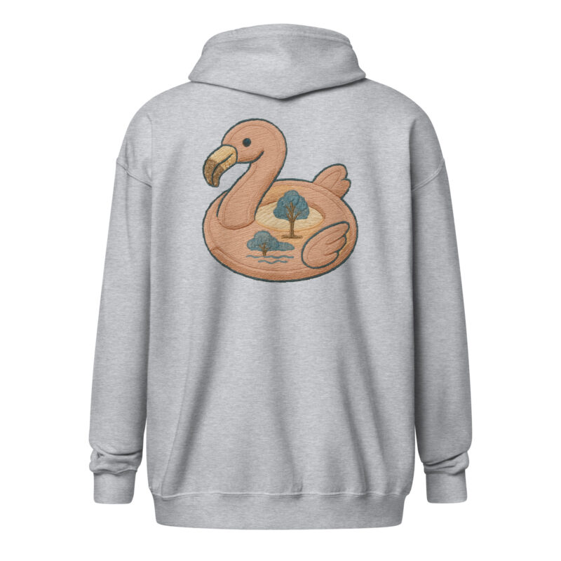 Flamingo Oase Unisex Heavy-Blend Zip Hoodie – Zip Hoodies – klamottn.de