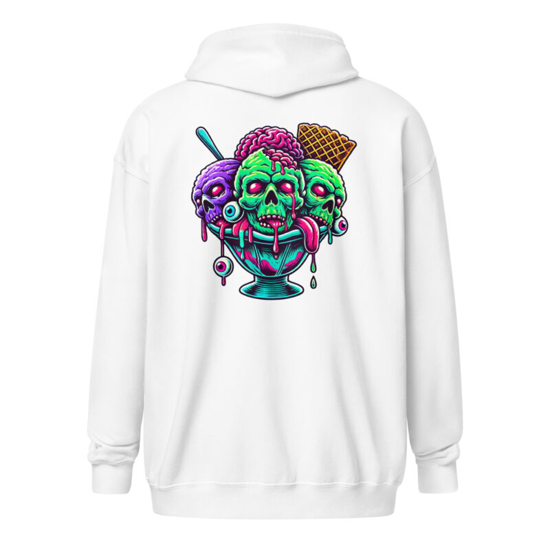 Zombie-Sundae Unisex Heavy-Blend Zip Hoodie – Jacken – klamottn.de
