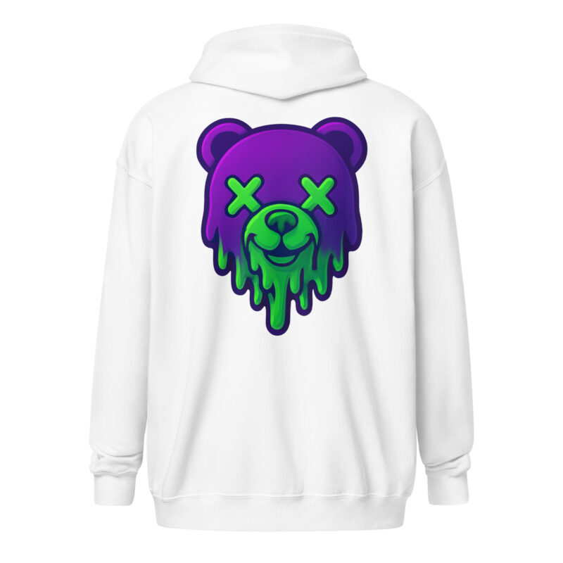 Toxic Bear Vibes Unisex Heavy-Blend Zip Hoodie – Jacken – klamottn.de
