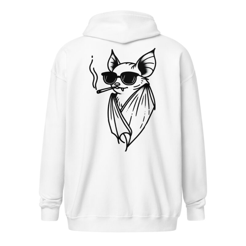 Fledermaus-Vampir Unisex Heavy-Blend Zip Hoodie – Jacken – klamottn.de