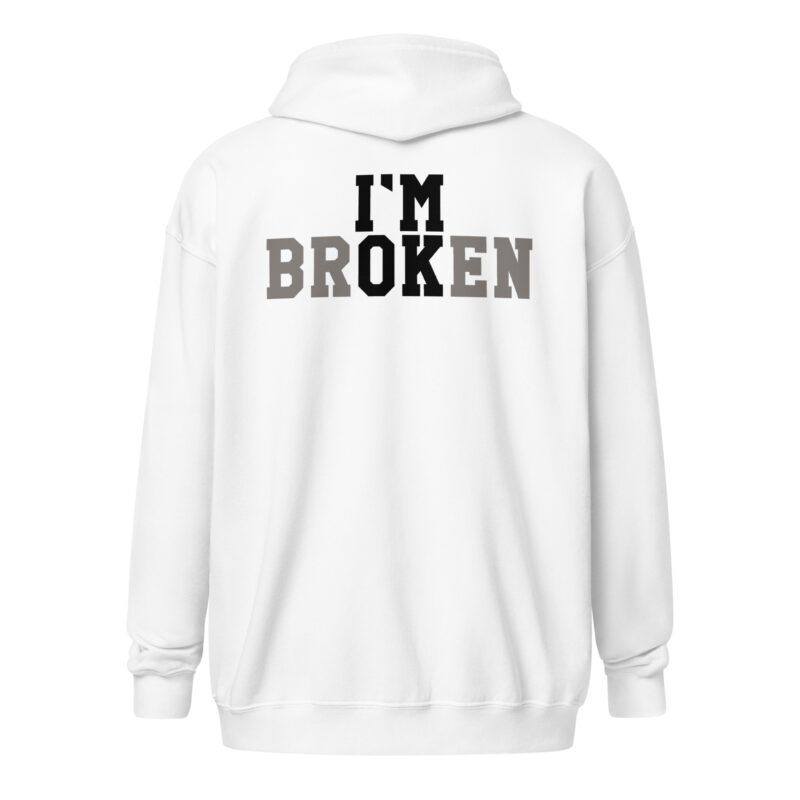 I'm Broken - I'm Ok Unisex Heavy-Blend Zip Hoodie – Jacken – klamottn.de