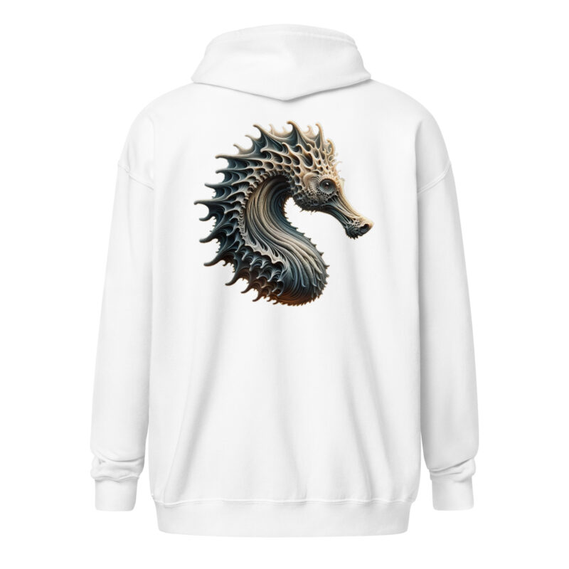 Mystisches Seepferdchen Unisex Heavy-Blend Zip Hoodie – Zip Hoodies – klamottn.de