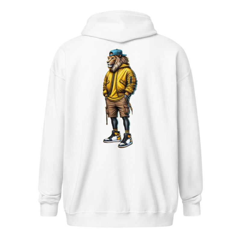Löwe im Streetwear-Style Unisex Heavy-Blend Zip Hoodie – Zip Hoodies – klamottn.de