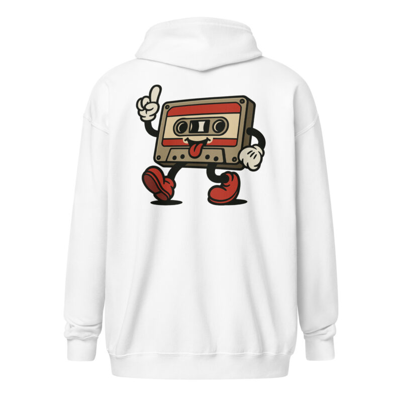 Retro Kassette Unisex Heavy-Blend Zip Hoodie – Zip Hoodies – klamottn.de