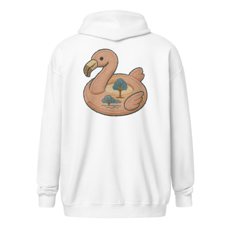 Flamingo Oase Unisex Heavy-Blend Zip Hoodie – Zip Hoodies – klamottn.de