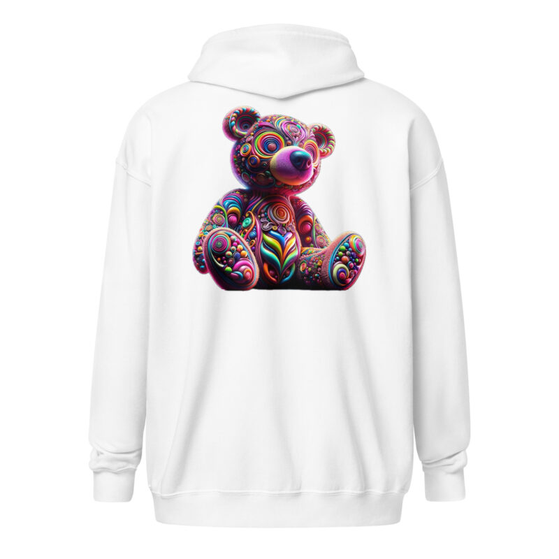 Psychedelic Bär Unisex Heavy-Blend Zip Hoodie – Zip Hoodies – klamottn.de