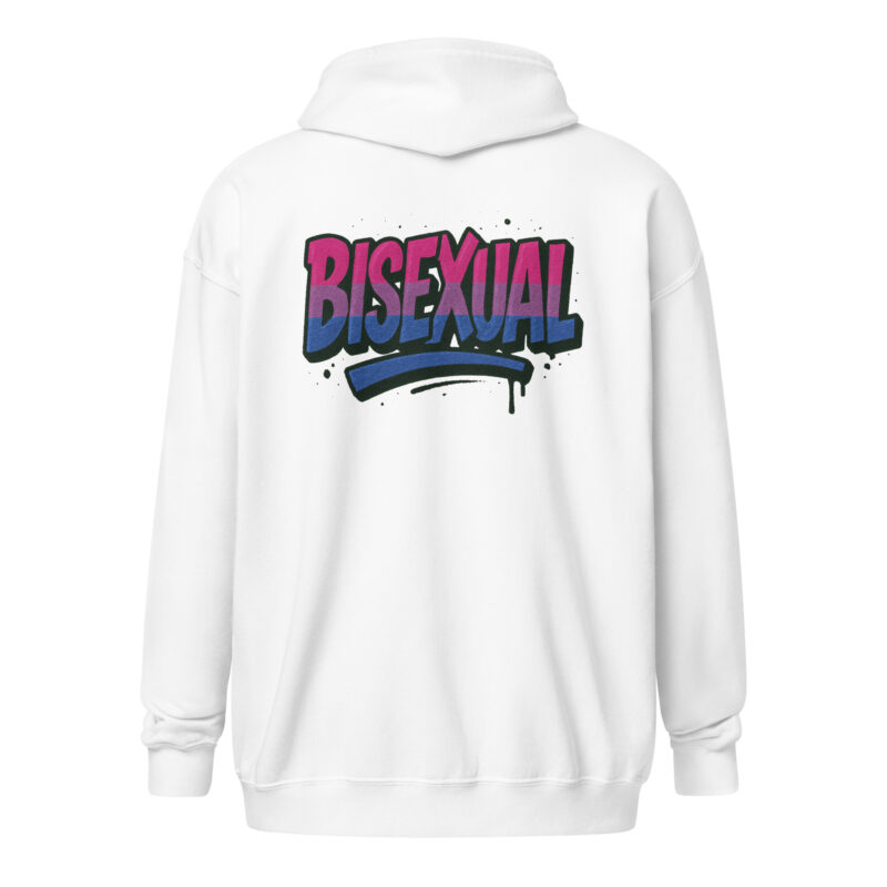 Bisexual Graffiti Statement Unisex Heavy-Blend Zip Hoodie – Zip Hoodies – klamottn.de