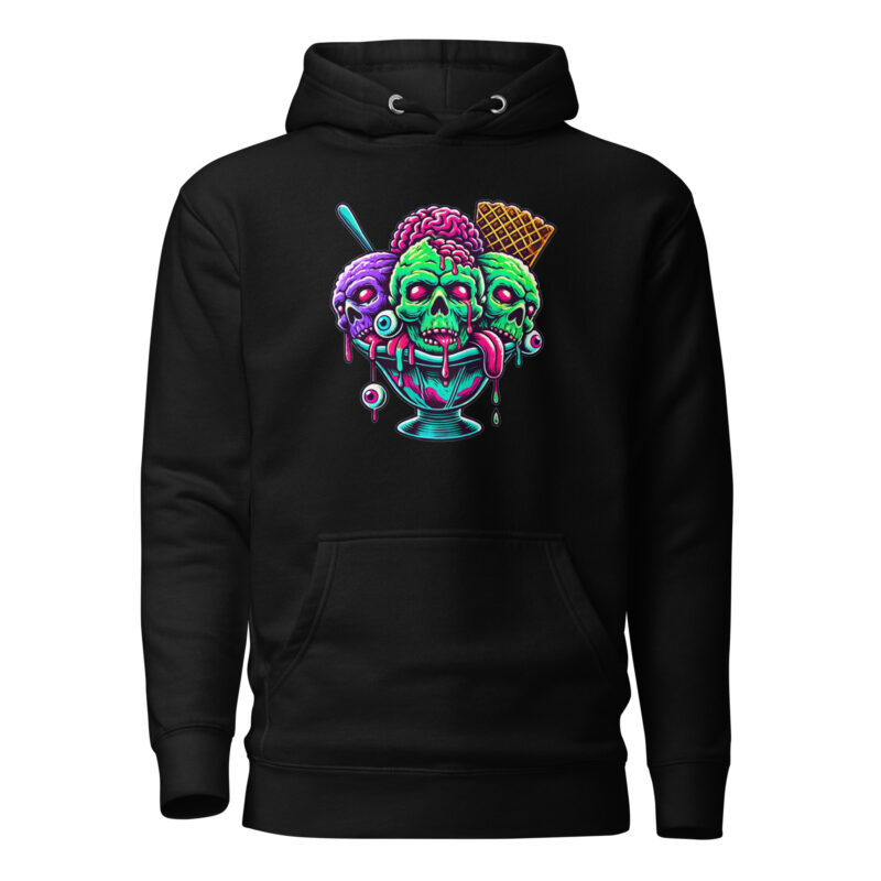Zombie-Sundae Unisex-Kapuzenpullover – Hoodies – klamottn.de
