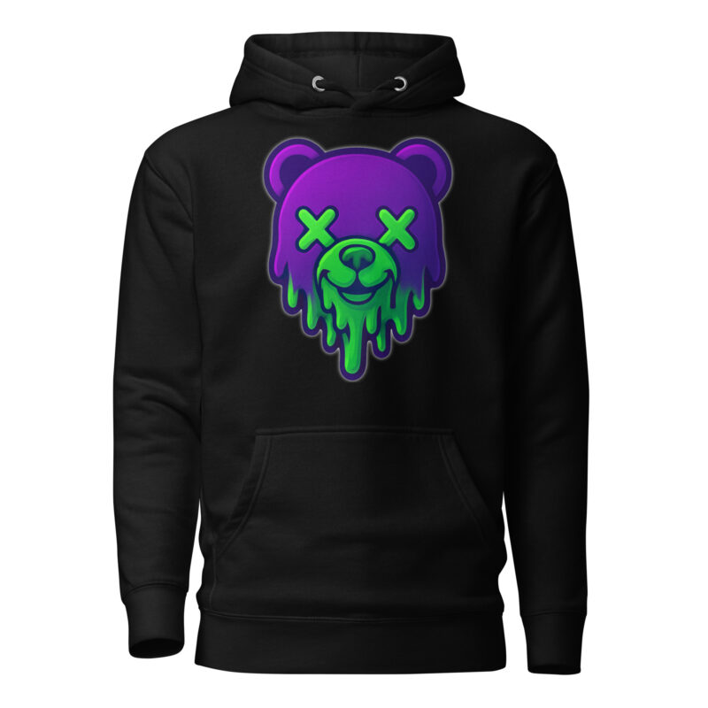 Toxic Bear Vibes Unisex-Kapuzenpullover – Hoodies – klamottn.de
