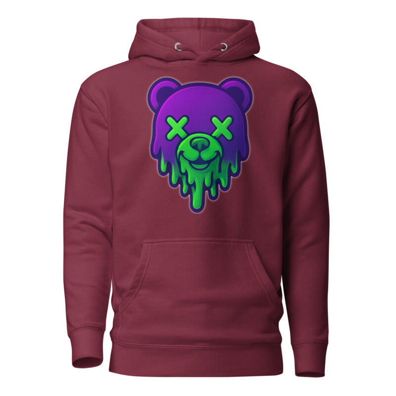 Toxic Bear Vibes Unisex-Kapuzenpullover – Hoodies – klamottn.de