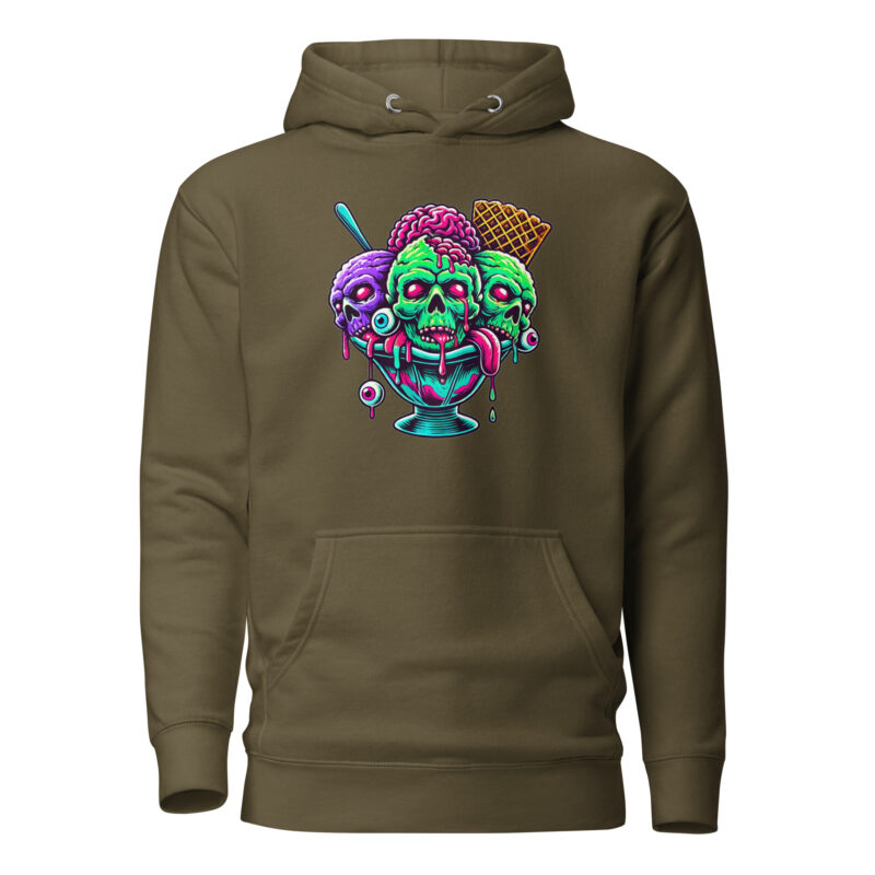 Zombie-Sundae Unisex-Kapuzenpullover – Hoodies – klamottn.de