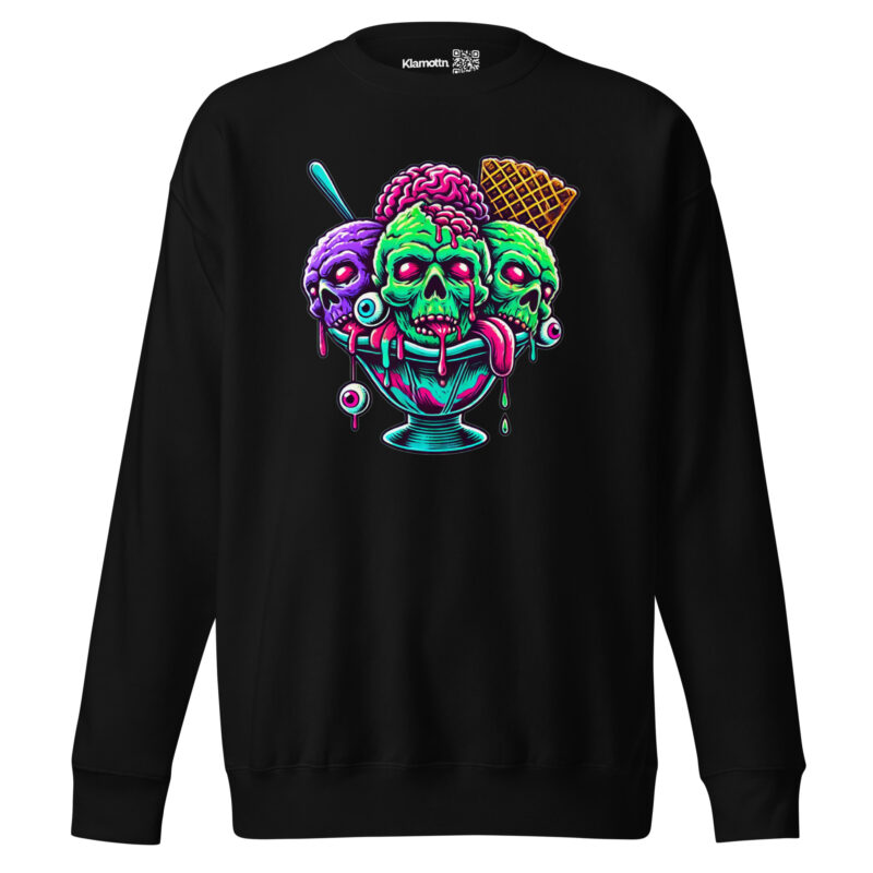 Zombie-Sundae Unisex-Premium-Pullover – Sweatshirts – klamottn.de