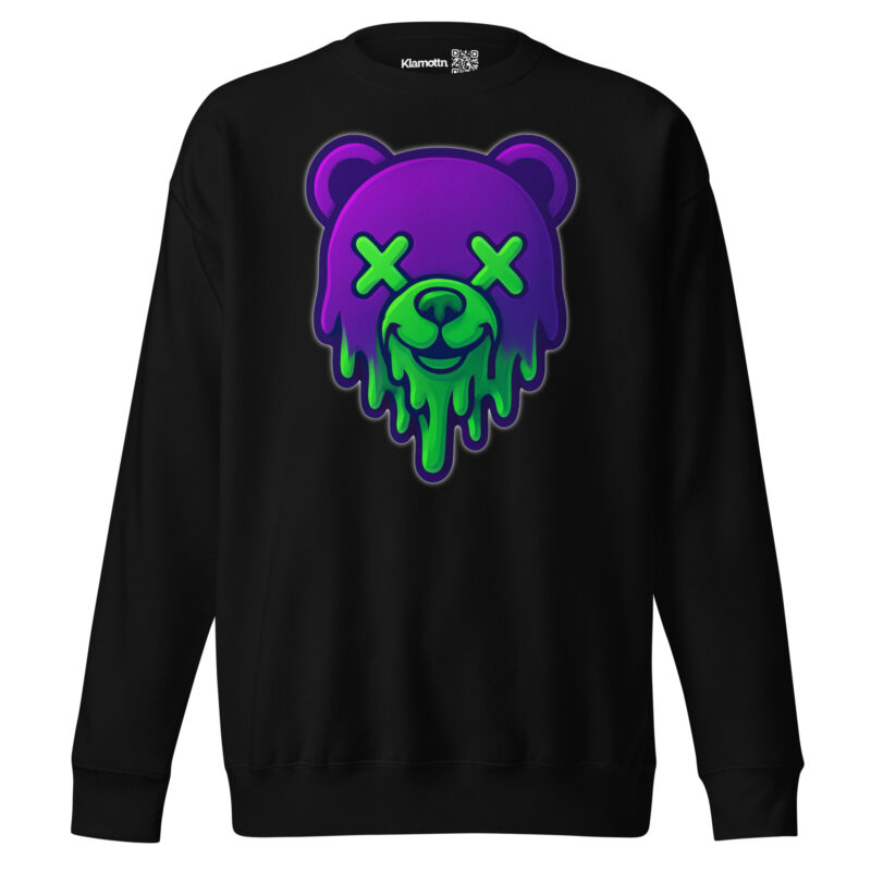 Toxic Bear Vibes Unisex-Premium-Pullover – Sweatshirts – klamottn.de