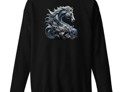 Majestät des silbernen Pferdes Unisex-Premium-Pullover – Sweatshirts – klamottn.de Majestät des silbernen Pferdes Unisex-Premium-Pullover – Sweatshirts – klamottn.de