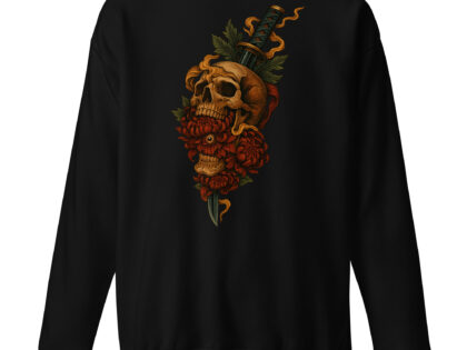 Schädel & Klinge - Das Auge der Vergänglichkeit Unisex-Premium-Pullover – Sweatshirts – klamottn.de Schädel & Klinge - Das Auge der Vergänglichkeit Unisex-Premium-Pullover – Sweatshirts – klamottn.de