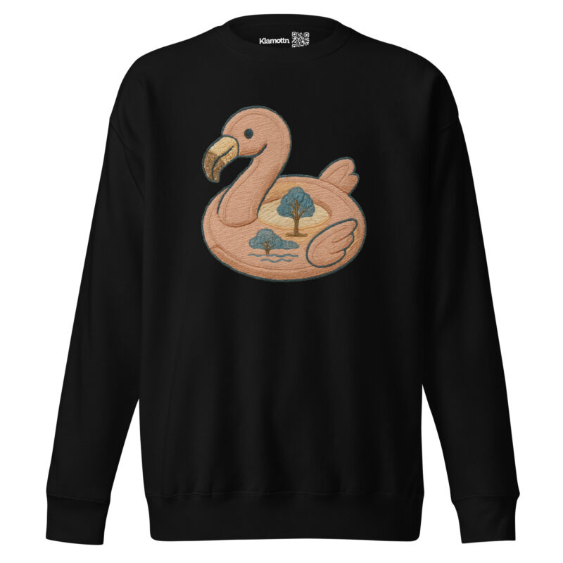 Flamingo Oase Unisex-Premium-Pullover – Sweatshirts – klamottn.de
