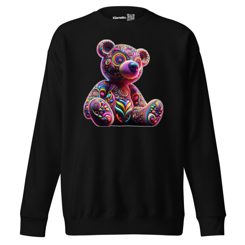Psychedelic Bär Unisex-Premium-Pullover – Sweatshirts – klamottn.de