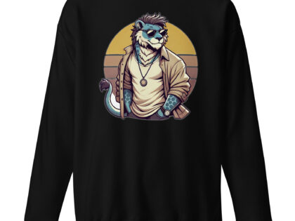 Retro-Leo im Streetstyle Unisex-Premium-Pullover – Sweatshirts – klamottn.de Retro-Leo im Streetstyle Unisex-Premium-Pullover – Sweatshirts – klamottn.de