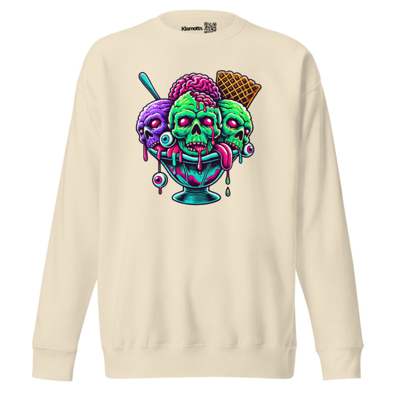 Zombie-Sundae Unisex-Premium-Pullover – Sweatshirts – klamottn.de