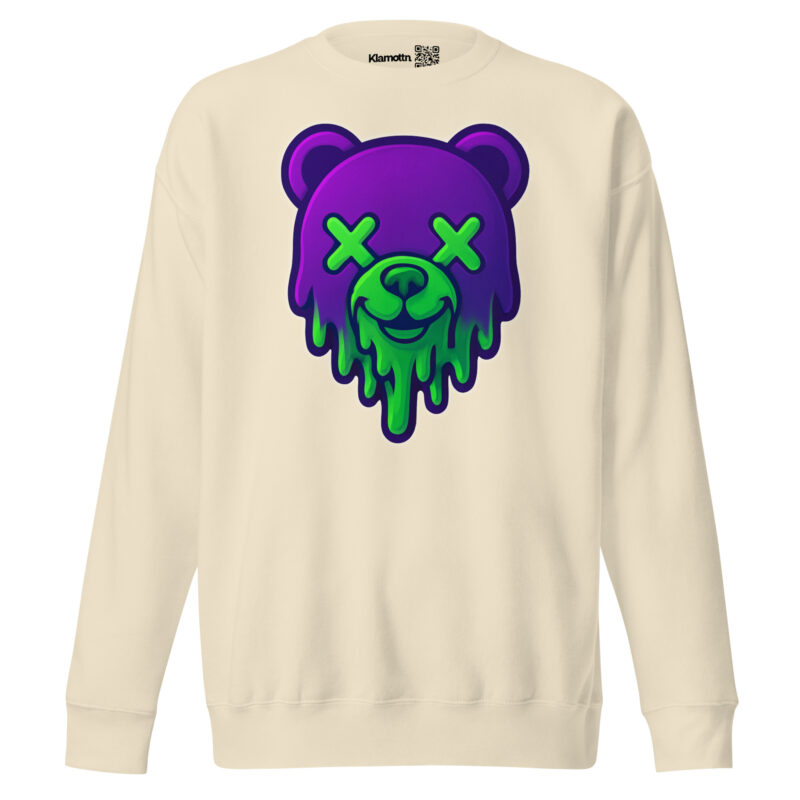 Toxic Bear Vibes Unisex-Premium-Pullover – Sweatshirts – klamottn.de