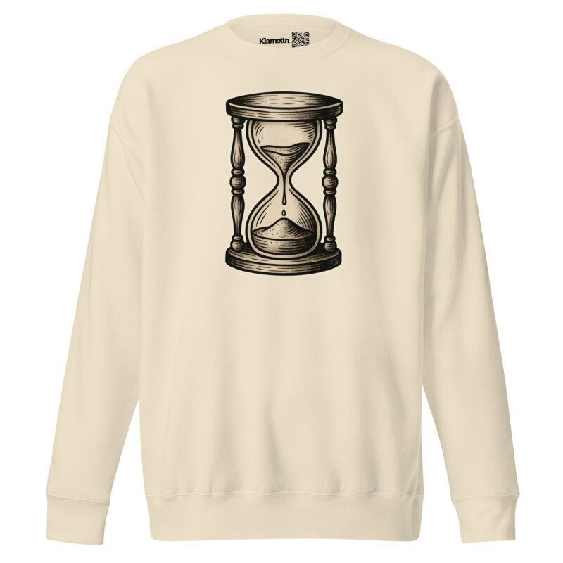 Zeit vergeht Sanduhr Unisex-Premium-Pullover – Sweatshirts – klamottn.de