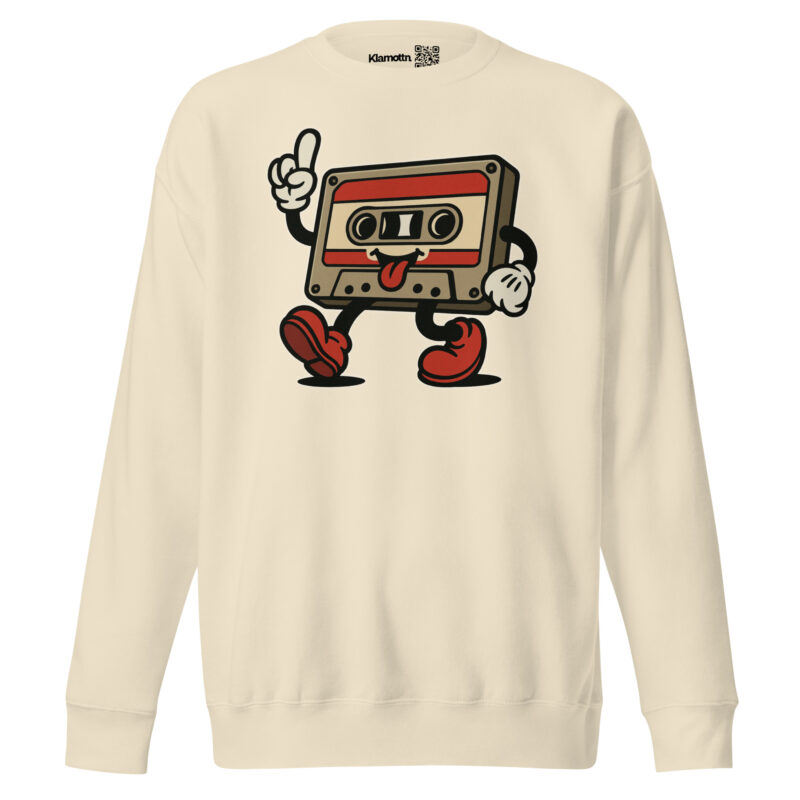 Retro Kassette Unisex-Premium-Pullover – Sweatshirts – klamottn.de