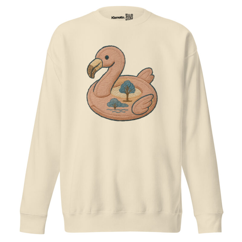 Flamingo Oase Unisex-Premium-Pullover – Sweatshirts – klamottn.de