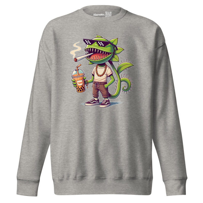 Chillige Venusfliegenfalle Unisex-Premium-Pullover – Sweatshirts – klamottn.de