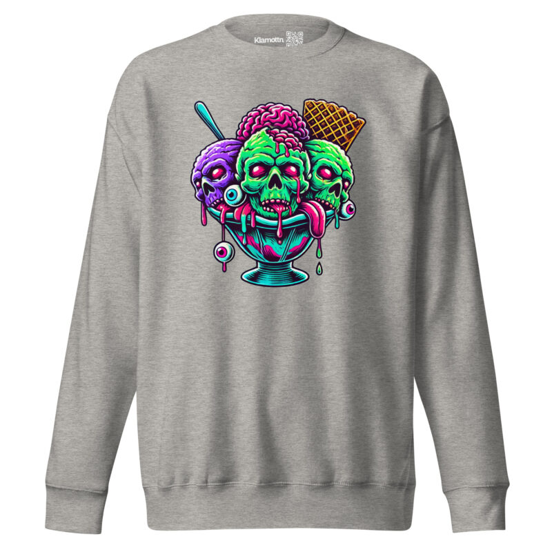 Zombie-Sundae Unisex-Premium-Pullover – Sweatshirts – klamottn.de