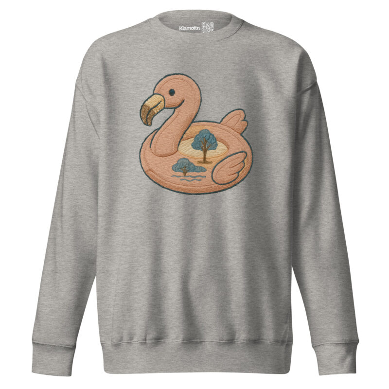 Flamingo Oase Unisex-Premium-Pullover – Sweatshirts – klamottn.de