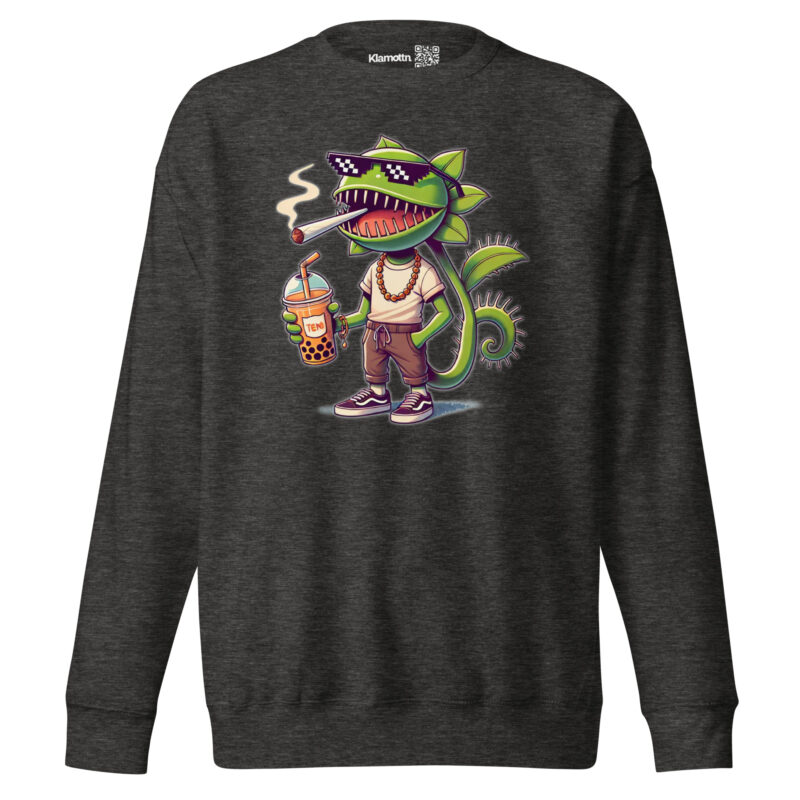 Chillige Venusfliegenfalle Unisex-Premium-Pullover – Sweatshirts – klamottn.de