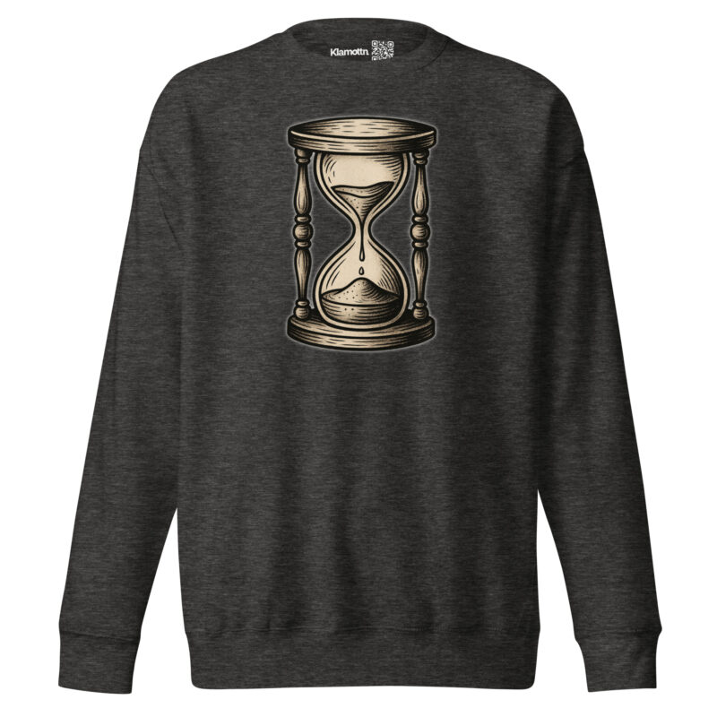 Zeit vergeht Sanduhr Unisex-Premium-Pullover – Sweatshirts – klamottn.de