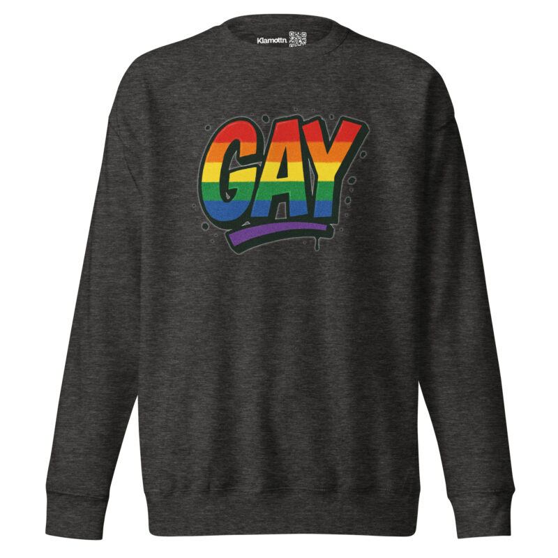 Gay Graffiti Pride Unisex-Premium-Pullover – Sweatshirts – klamottn.de