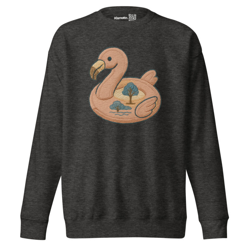 Flamingo Oase Unisex-Premium-Pullover – Sweatshirts – klamottn.de