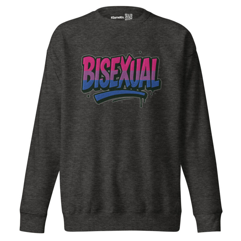 Bisexual Graffiti Statement Unisex-Premium-Pullover – Sweatshirts – klamottn.de