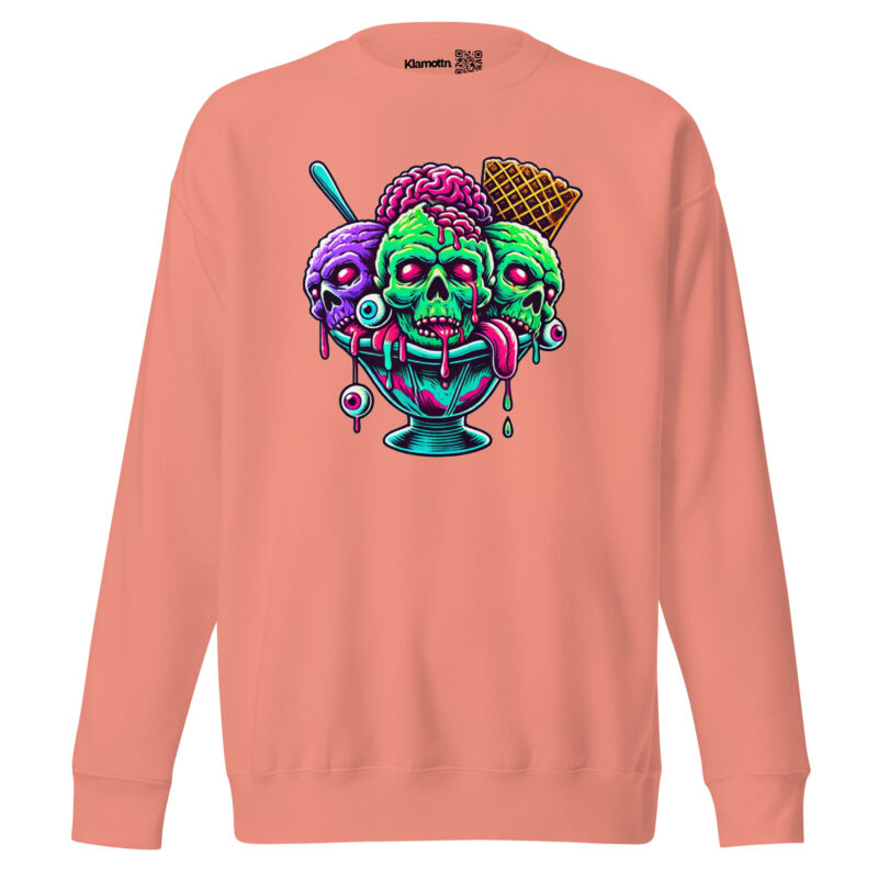 Zombie-Sundae Unisex-Premium-Pullover – Sweatshirts – klamottn.de