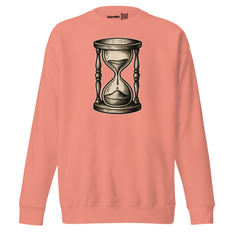 Zeit vergeht Sanduhr Unisex-Premium-Pullover – Sweatshirts – klamottn.de
