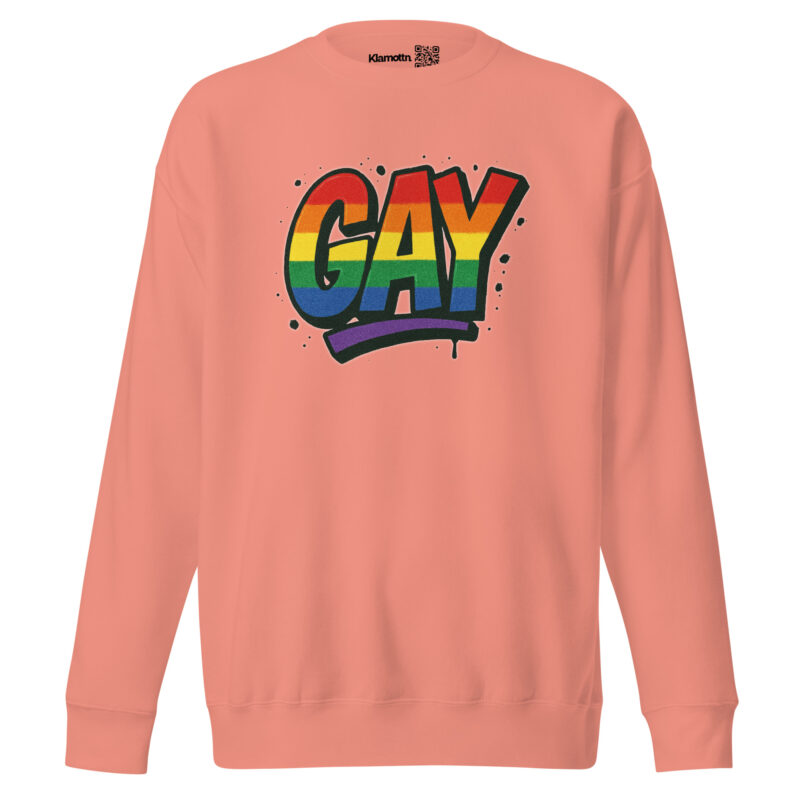 Gay Graffiti Pride Unisex-Premium-Pullover – Sweatshirts – klamottn.de