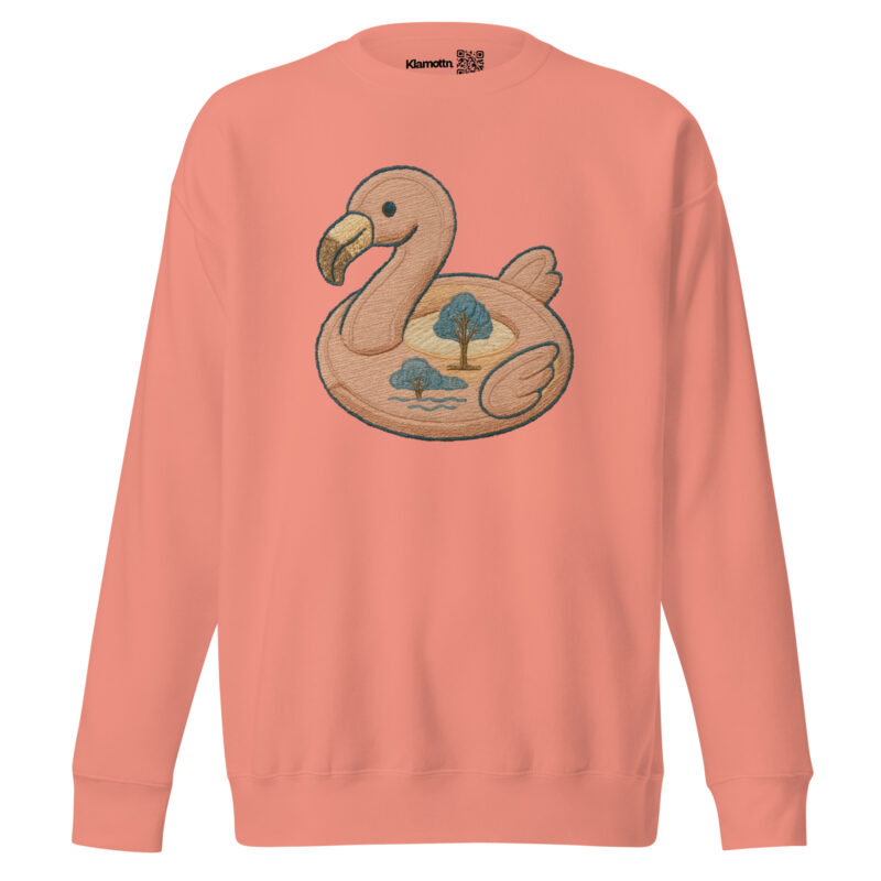 Flamingo Oase Unisex-Premium-Pullover – Sweatshirts – klamottn.de
