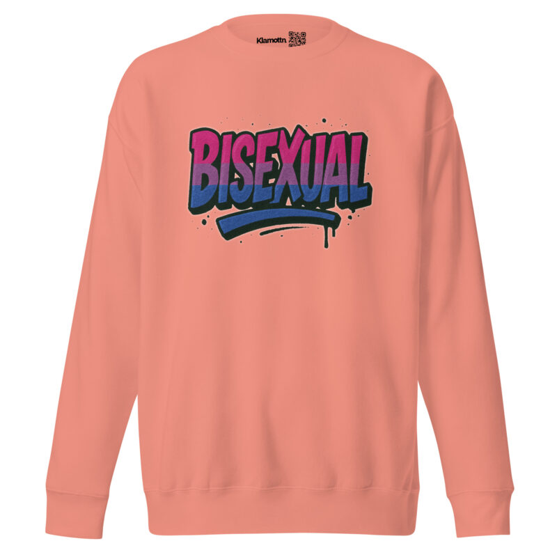 Bisexual Graffiti Statement Unisex-Premium-Pullover – Sweatshirts – klamottn.de