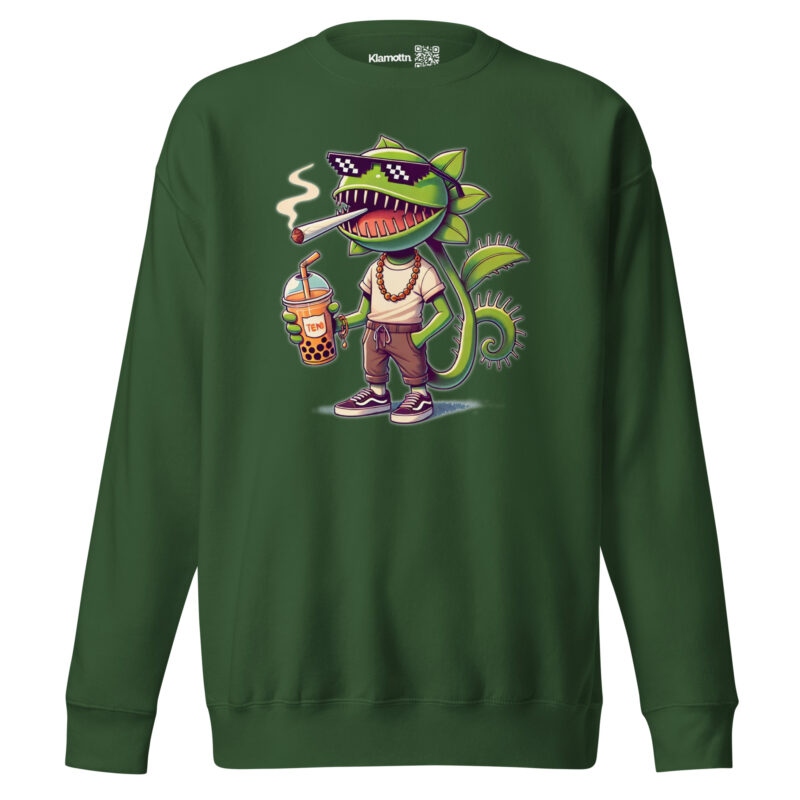 Chillige Venusfliegenfalle Unisex-Premium-Pullover – Sweatshirts – klamottn.de