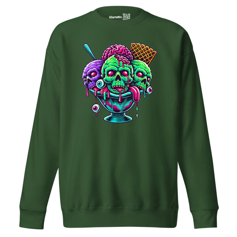Zombie-Sundae Unisex-Premium-Pullover – Sweatshirts – klamottn.de
