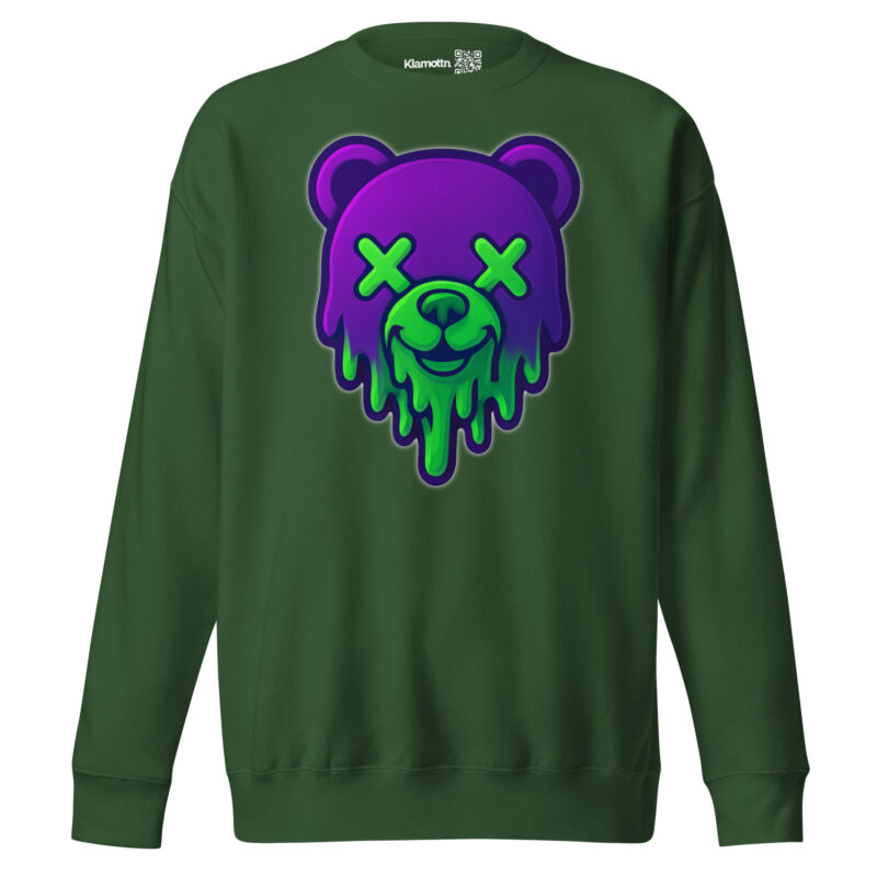 Toxic Bear Vibes Unisex-Premium-Pullover – Sweatshirts – klamottn.de