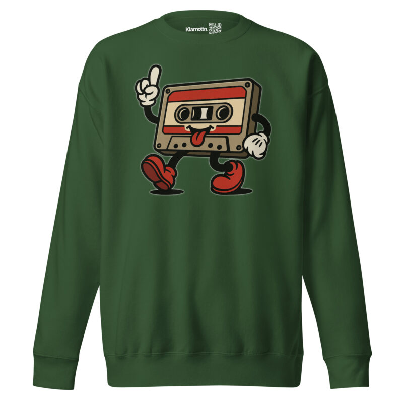 Retro Kassette Unisex-Premium-Pullover – Sweatshirts – klamottn.de