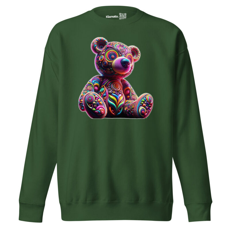 Psychedelic Bär Unisex-Premium-Pullover – Sweatshirts – klamottn.de