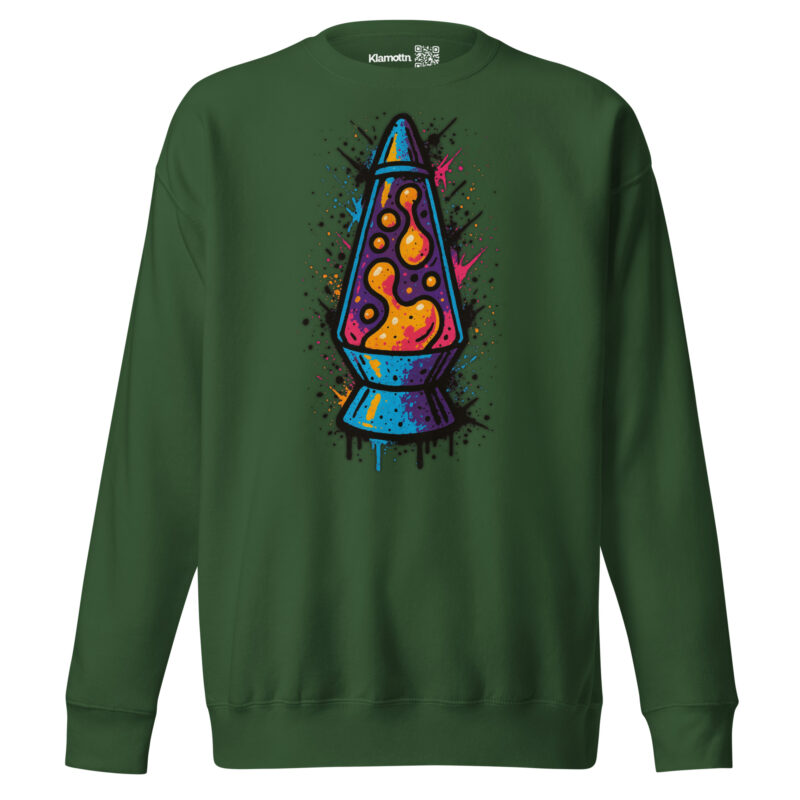 Psychedelische Lavalampen Vibes Unisex-Premium-Pullover – Sweatshirts – klamottn.de