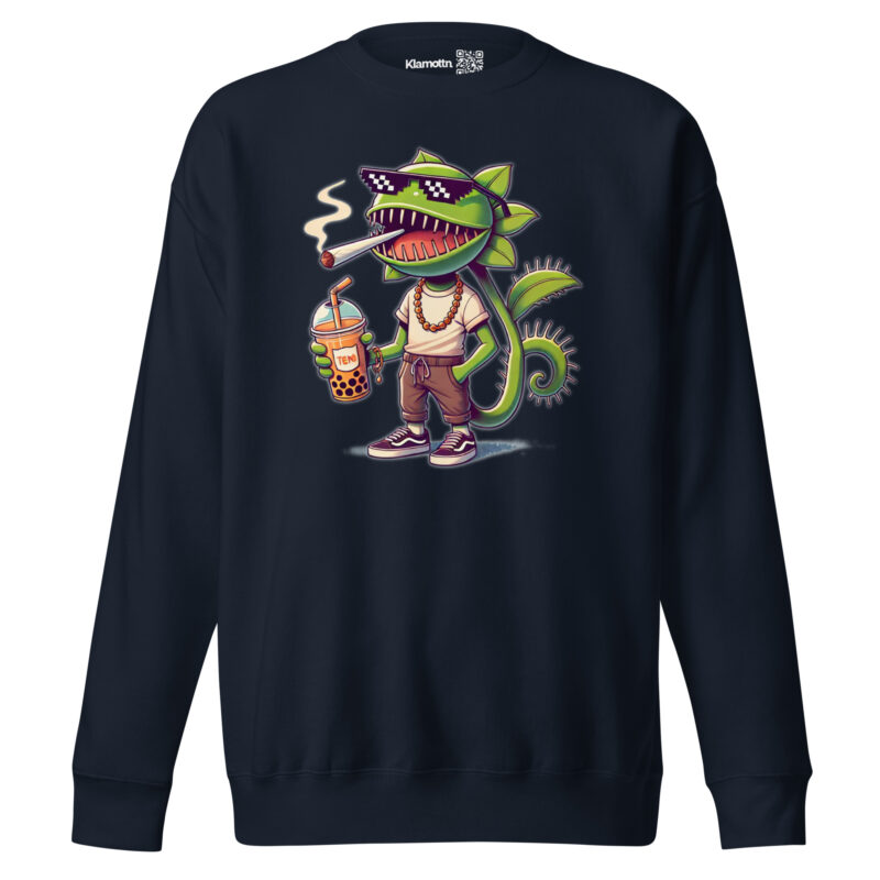Chillige Venusfliegenfalle Unisex-Premium-Pullover – Sweatshirts – klamottn.de