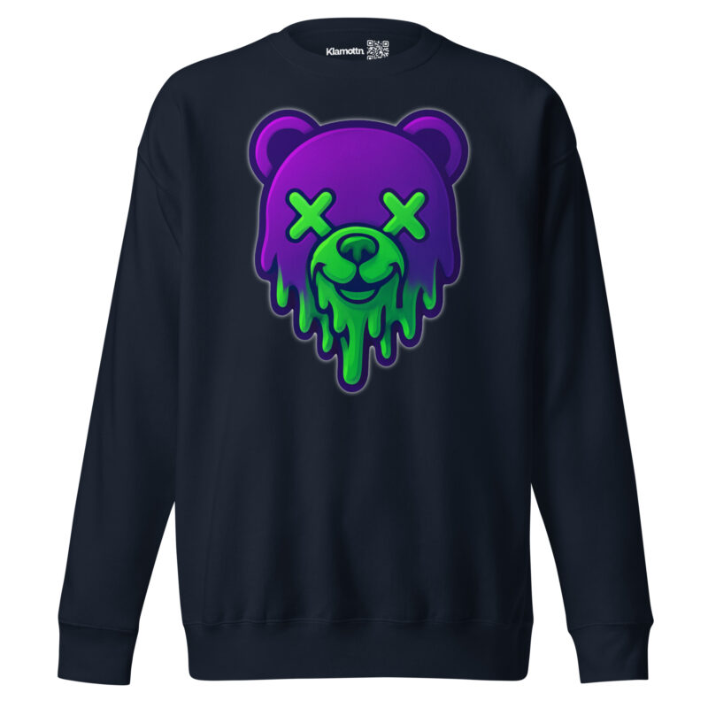 Toxic Bear Vibes Unisex-Premium-Pullover – Sweatshirts – klamottn.de