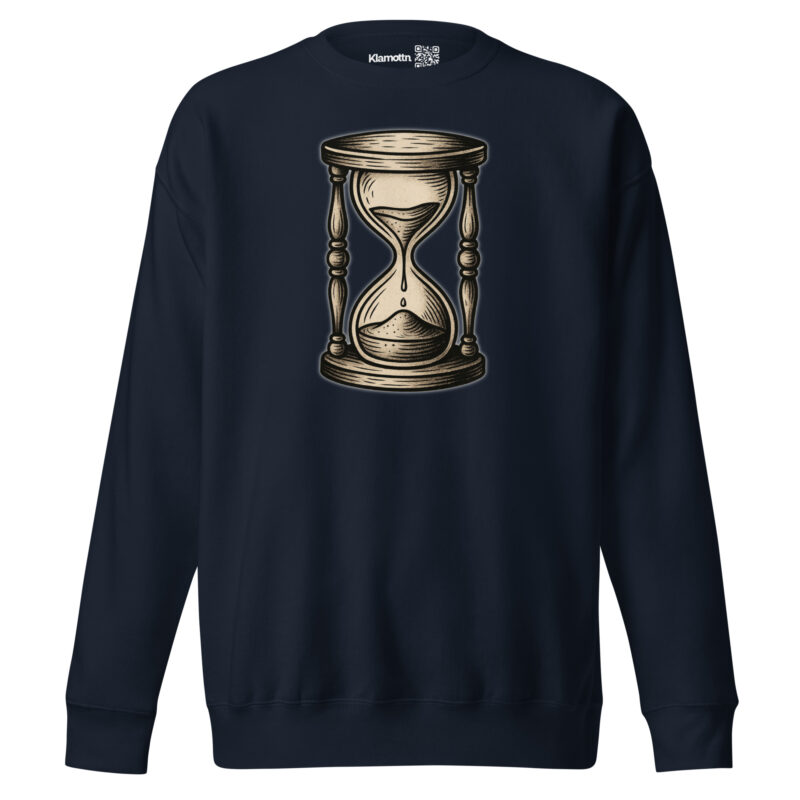 Zeit vergeht Sanduhr Unisex-Premium-Pullover – Sweatshirts – klamottn.de