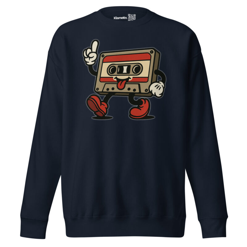Retro Kassette Unisex-Premium-Pullover – Sweatshirts – klamottn.de